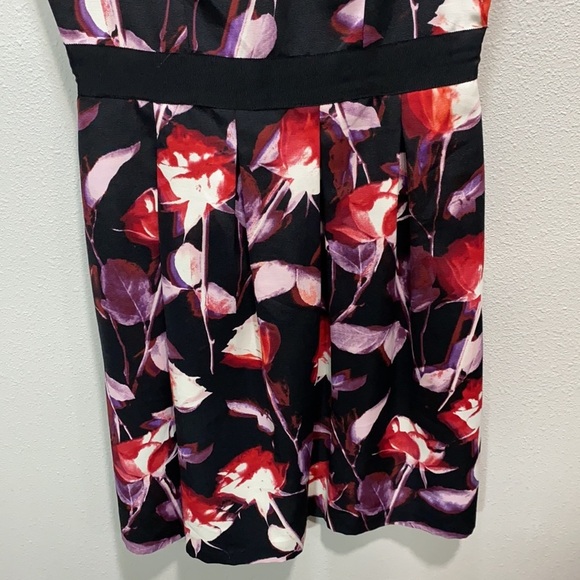 Adrianna Papell floral fit n flare dress - Picture 7 of 15